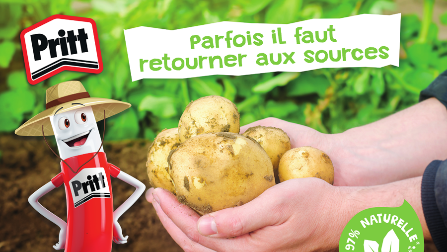 Pritt: 97% d'ingrédients naturels