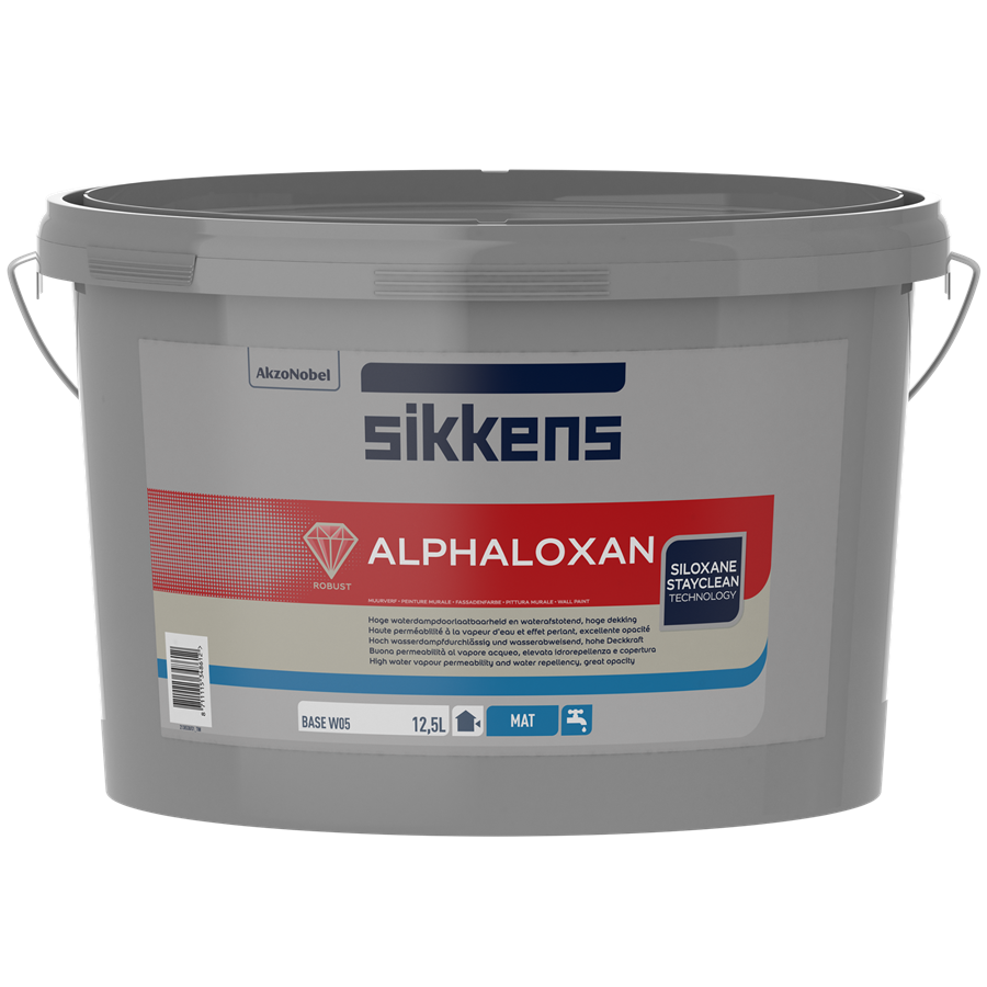 Sikkens Alphaloxan: la peinture de façade mate et extrêmement résistante aux intempéries