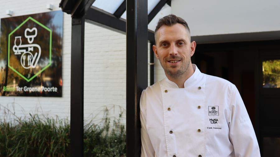 Nederlandse patissier Frank Haasnoot geeft demonstratie