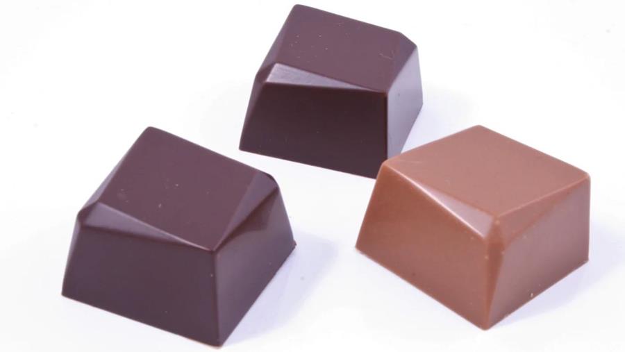 Vorm van wedstrijdpraline Belgium Chocolate Awards