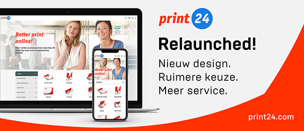 Wereldwijde herlancering van print24.com
