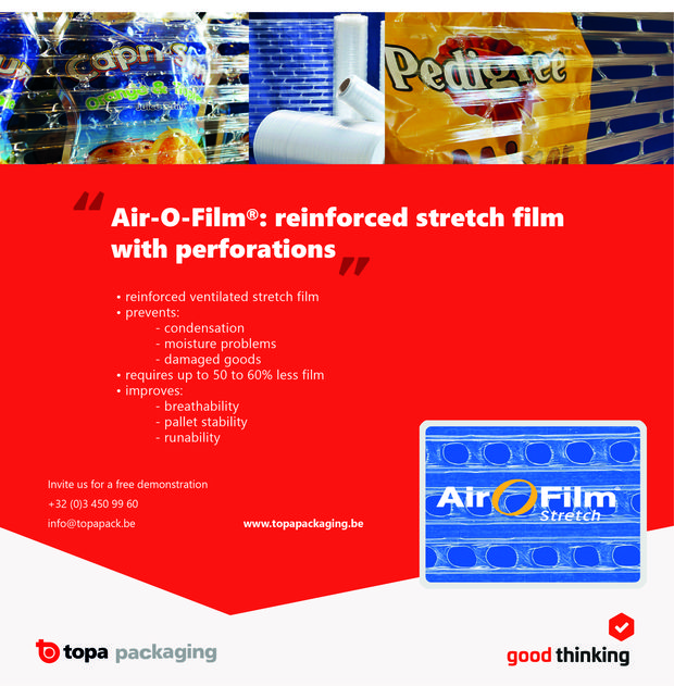 Air-O-Film® laat uw lading ademen !