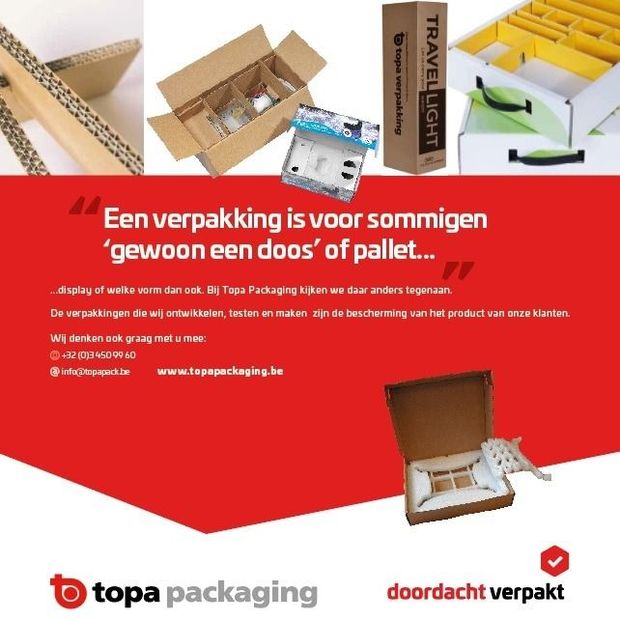 Een verpakking is voor sommigen 'gewoon een doos' of pallet...