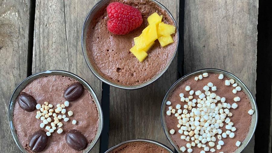 Recept vegan chocomousse van Magic Chocolates