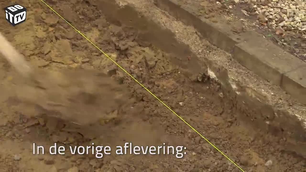 Hoe kasseien plaatsen