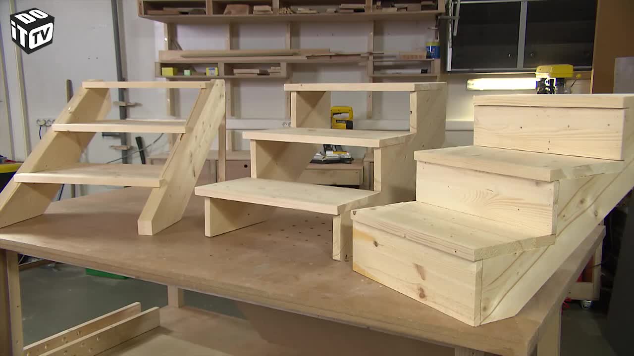 Maak zelf een trap met doorschietende treden