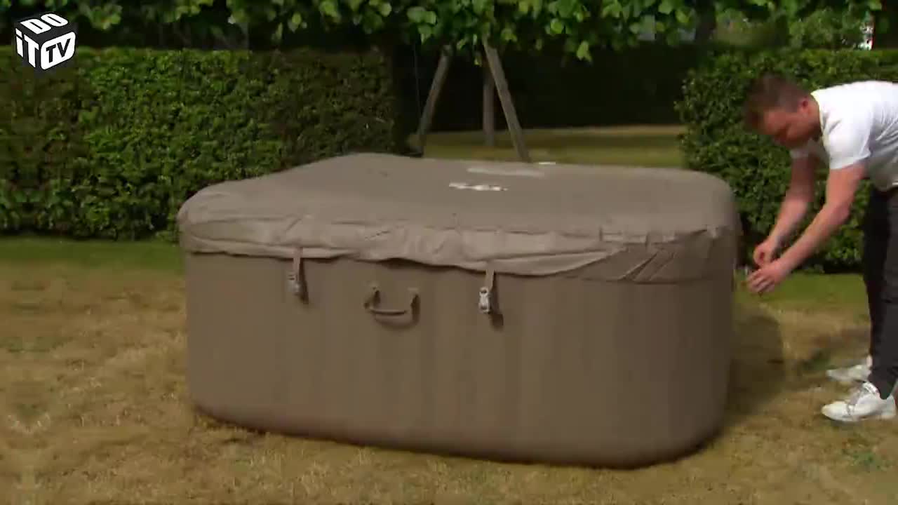 Hoe je zwembad of opblaasbare spa opbergen