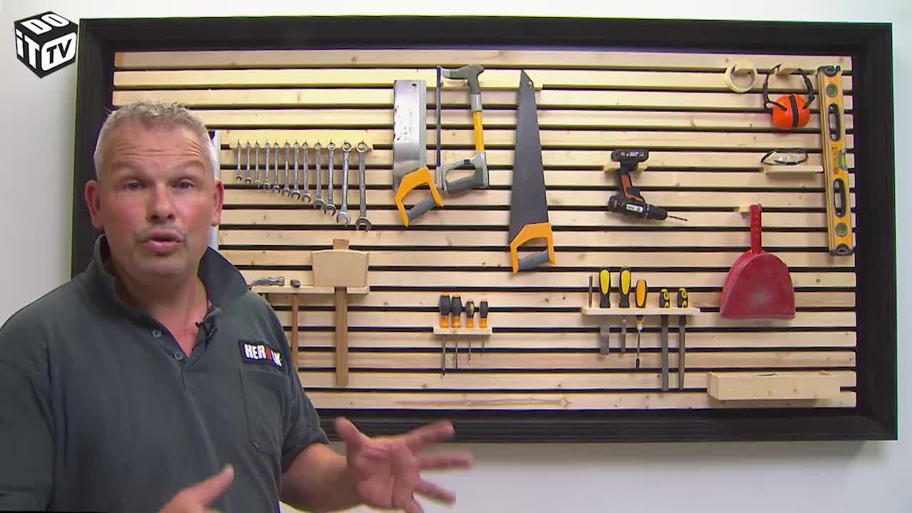 Un mur multifonctionnel pour votre atelier (partie 1)